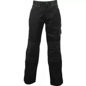 Image of Regatta Mens Holster Workwear Trousers (Short, Regular And Long) (38 Long) (Black) - Black