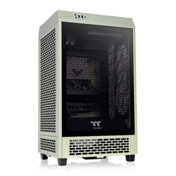 Image of Thermaltake The Tower 200 Matcha Green Mini Chassis Tempered Glass PC