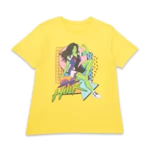 Image of Marvel She Hulk Artistic Unisex T-Shirt - Yellow - M