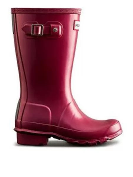 Image of Hunter Original Kids Wellington Boots - Hayes Burgundy - 2 Kids