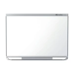 Image of Nobo Prestige 600 x 900mm Drywipe Board Enamel Magnetic with Aluminium Trim and Fixings Markers Magnets