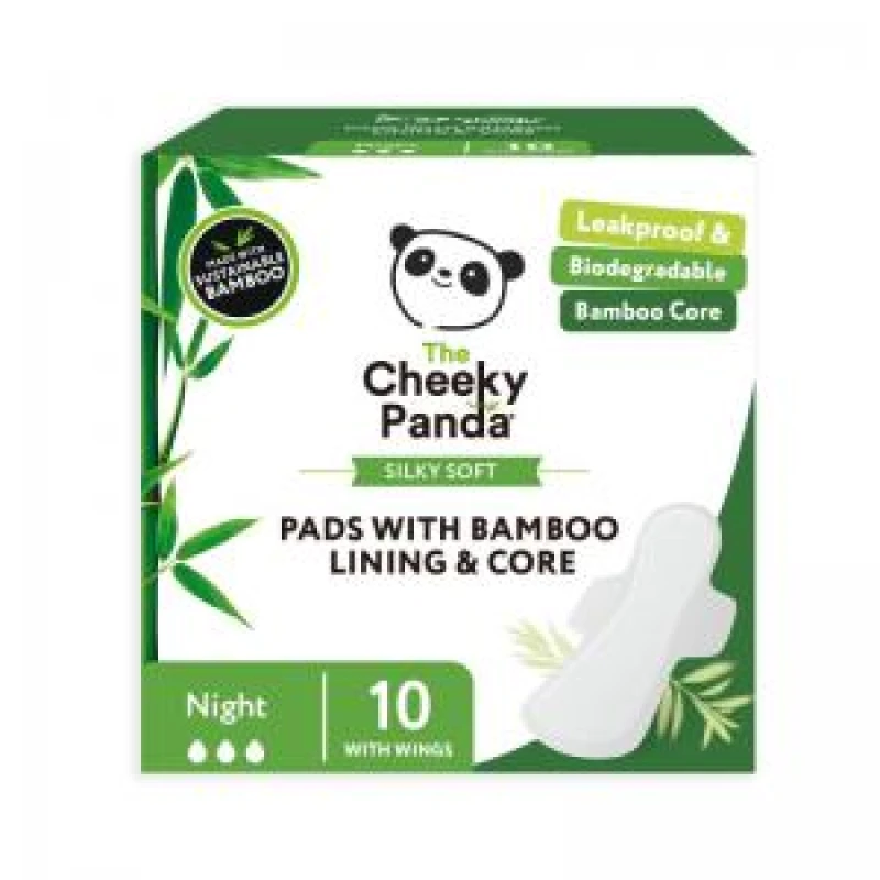 Image of Cheeky Panda FSC Pads With Bamboo Lining & Core Night Pack 10 - EXR56727CY