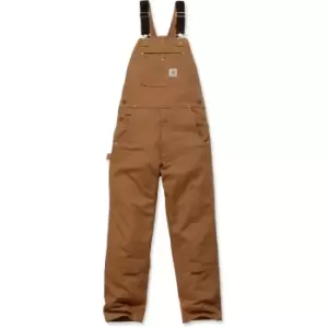 Image of Carhartt Mens Cotton Triple Stitched Durable Bib Overalls Waist 30' (76cm), Inside Leg 34' (86cm)
