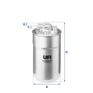 Image of 24.099.00 UFI Fuel Filter