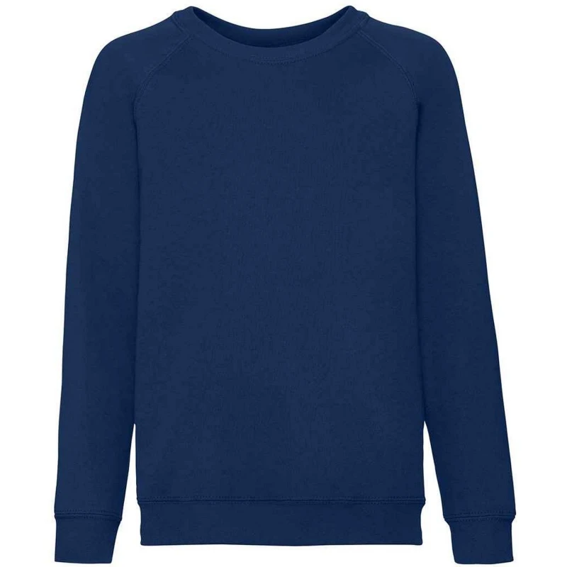 Image of Fruit Of The Loom SS8B boys's Children's sweatshirt in Blue