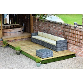 Image of Swift Deck Complete Decking Kit - 2.4 x 9.3m