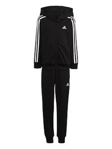 Image of adidas Stripe Poly Tracksuit - Size 3 - 4 Years