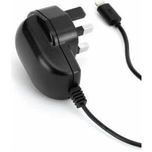 Image of Griffin GC41382 2.1A 10W Wall Charger with Lightning Connector Black UK Plug