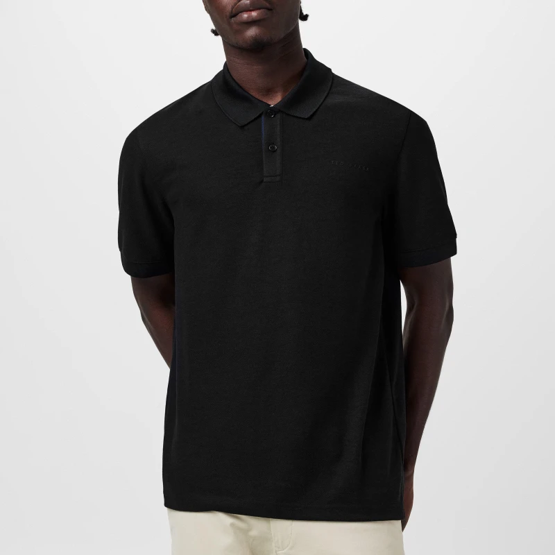 Image of Ted Baker Karty Polo Shirt - Black S