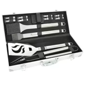 Image of Landmann Stainless Steel Tool Set in Case 13pk - Garden & Outdoor