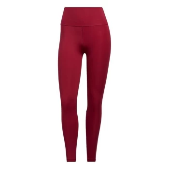Image of adidas Optime Training 7/8 Tights Womens - Legacy Burgundy