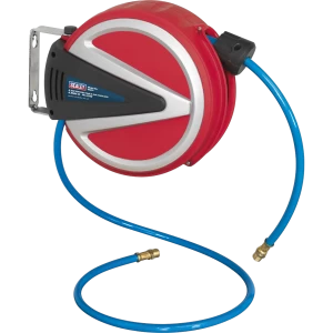 Image of Sealey Retractable Air Line Hose Reel 6.5mm 6.5m
