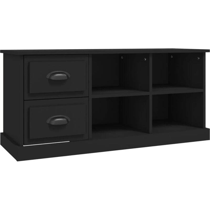 Image of VIDAXL TV Cabinet Black 102x35.5x47.5cm Engineered Wood Vidaxl 8720845790677