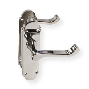 Image of LocksOnline Epsom Door Handle Set on Backplate