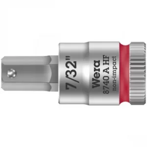 Image of Wera 05003387001 8740 A HF Zyklop In-Hex 1/4" Bit-Socket 7/32" x 28mm