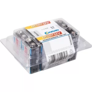 Image of Conrad Energy 650900 Alkaline 9V Battery (Pack of 10)
