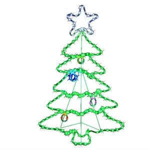 Image of Premier Decoration Ltd Premier 1.17m Twinkling LED Christmas Tree Rope Light