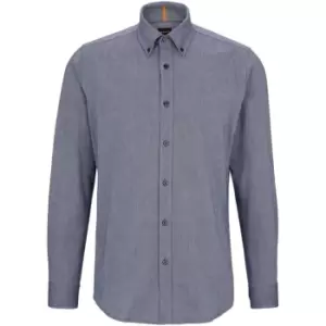 Image of Boss Rickert Long Sleeve Shirt - Blue