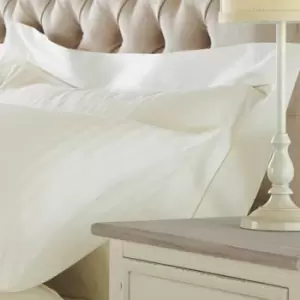 Image of Eton Satin Stripe Pillowcase Cream