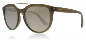 Image of Vogue VO5134S Sunglasses Opal Olive Green 25305A 55mm