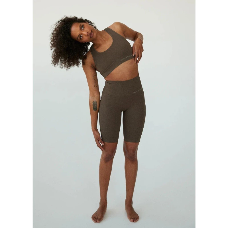 Image of Dear Denier Dear De Rib Short - Brown Brown 12