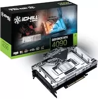 Image of Inno3D GeForce RTX 4090 ICHILL FROSTBITE 24GB GDDR6X PCI-Express Graphics Card