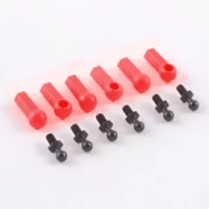 Image of Fastrax Ball Cups (6) Red W/Ball