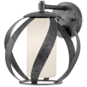 Image of Quintiesse Quoizel Blacksmith Wall Lamp Old Black, IP44