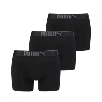 Image of Puma 3 Pack of Premium Boxers - Black