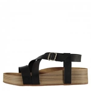 Image of Blowfish Milli Platform Womens Wedges - Black