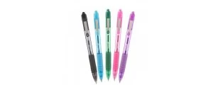 Image of Zebra Z-Grip Smooth Retractable Ballpoint Pen Assorted Colour PK5