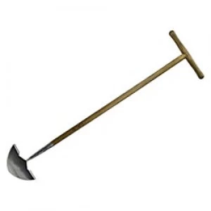Image of Faithfull Prestige Stainless Steel Edging Iron Ash Handle