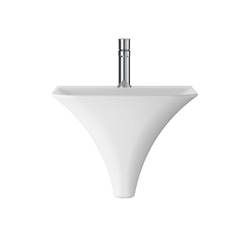 Image of Balterley Wall Hung 1 Tap Hole Ceramic Basin 460mm White