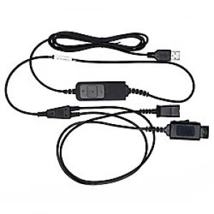 Image of JPL Headset Cable BL-11 USB(+P) Wired Black