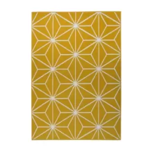 Image of Homemaker Maestro Star Rug Ochre 080X150Cm