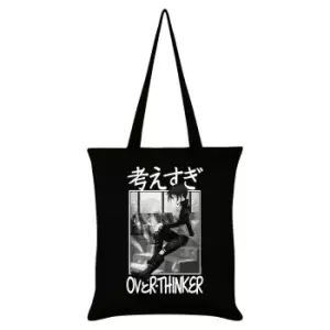 Image of Tokyo Spirit Over-Thinker Tote Bag (One Size) (Black/White/Grey)