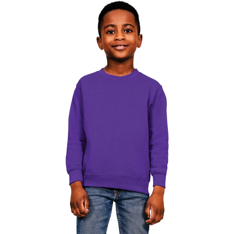 Image of Casual Classics AB568 boys's Children's sweater in Purple