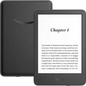 Image of Amazon Kindle Without Ads 6" 16GB Tablet [2022] - Black