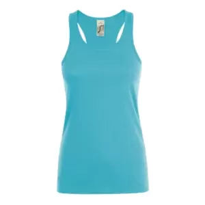 Image of SOLS Womens/Ladies Justin Sleeveless Vest (M) (Atoll Blue)