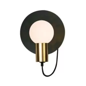 Image of Larissa Lighting - Larissa Pylaia Sconce Wall Lamp 1x G9 Black Rusty Brass