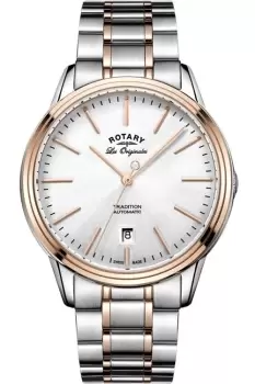 Image of Mens Rotary Swiss Made Tradition Automatic Watch GB90162/59