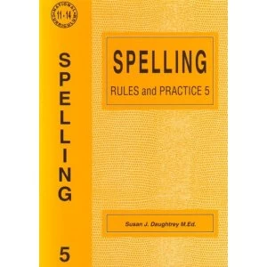 Image of Spelling Rules and Practice: No. 5 by Susan J. Daughtrey (Paperback, 1995)