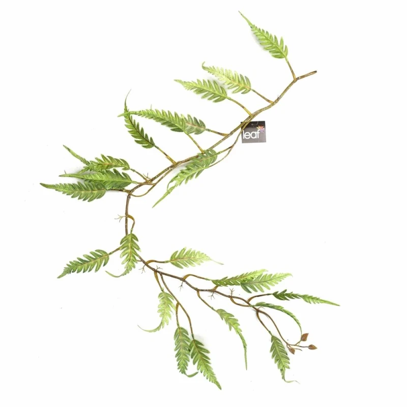 Image of Leaf 125cm Artificial Trailing Hanging Fern Foliage Plant Realistic