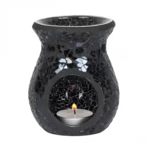 Image of Small Black Crackle Oil Burner
