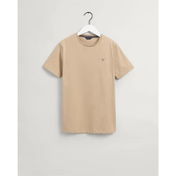 Image of Gant Logo T Shirt - Dark Almond 228