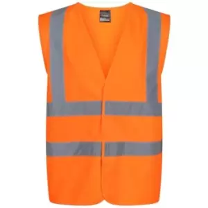 Image of Regatta Mens Hi-Vis Vest (L) (Orange) - Orange