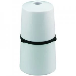 Image of Wickes Heat Resistant Pendant Lamp holder - White
