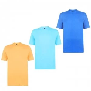Image of Donnay 3 Pack T Shirts Mens - Orng/Royal/BBlu