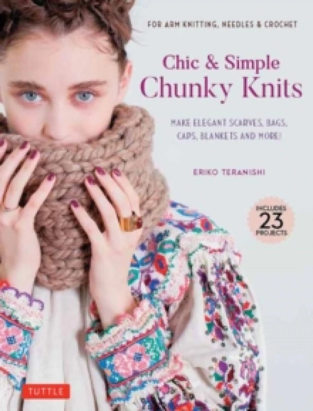 Image of Chic & Simple Chunky Knits. Hardback. By Eriko Teranishi Books
