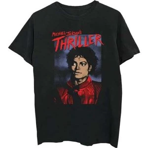 Image of Michael Jackson - Thriller Pose Mens Medium T-Shirt - Black